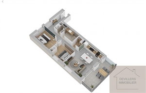 appartement neuf à la vente -   25000  BESANCON, surface 71 m2 vente appartement neuf - UBI412032956